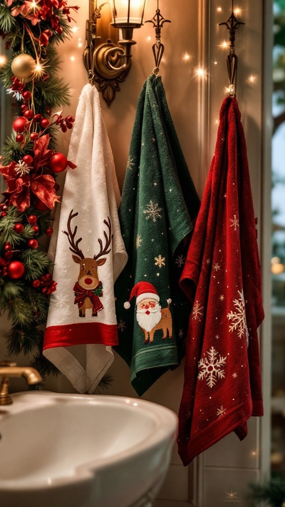 Tis the Season with Festive Hand Towels