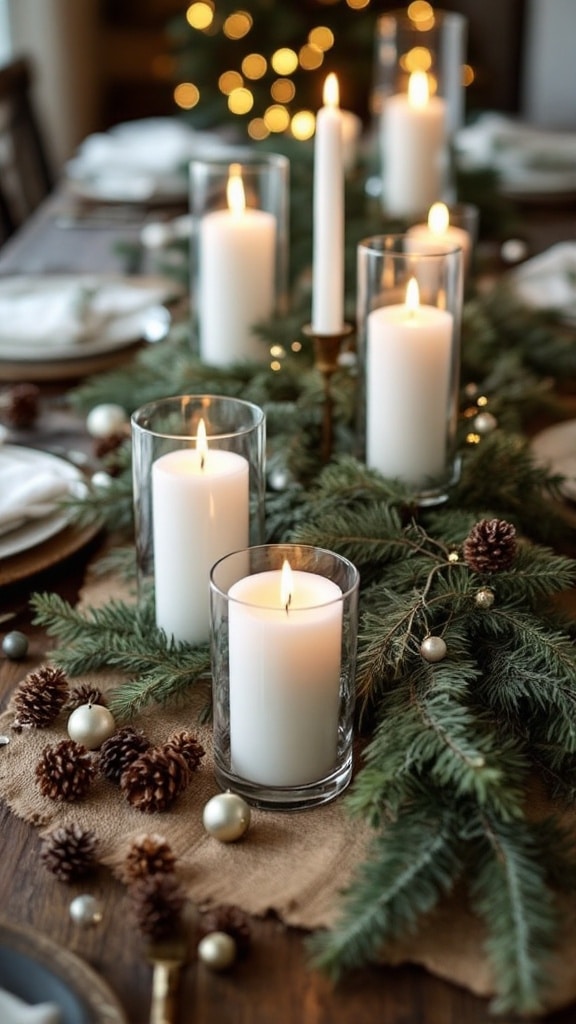 Evergreen Tablescape