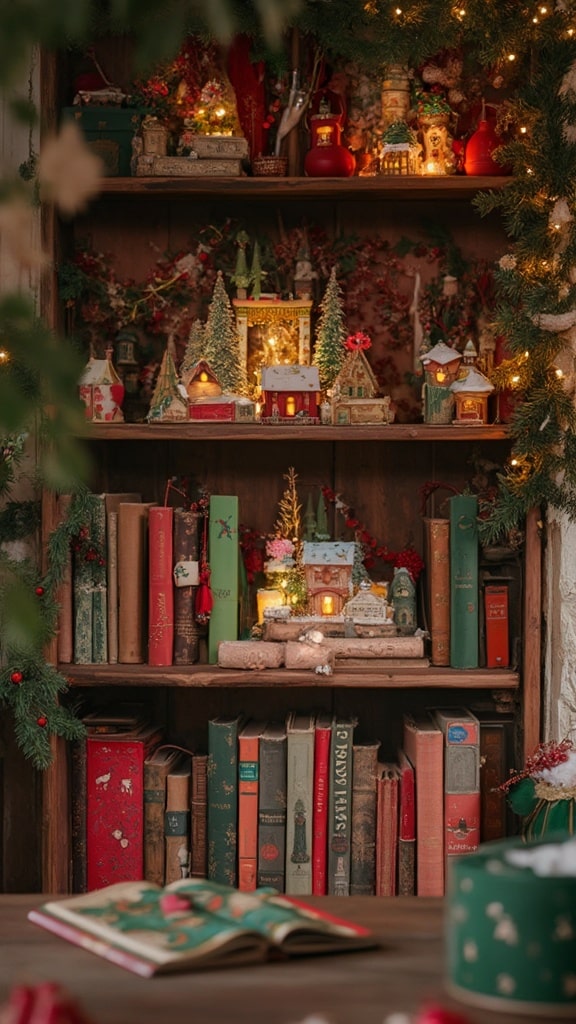 Holiday Shelf Styling