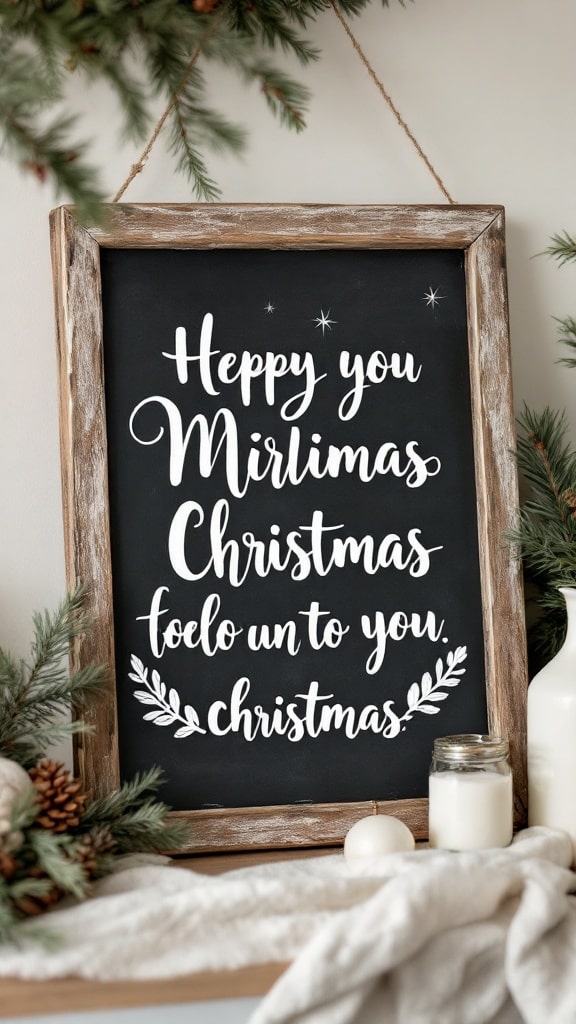 Chalkboard Holiday Art