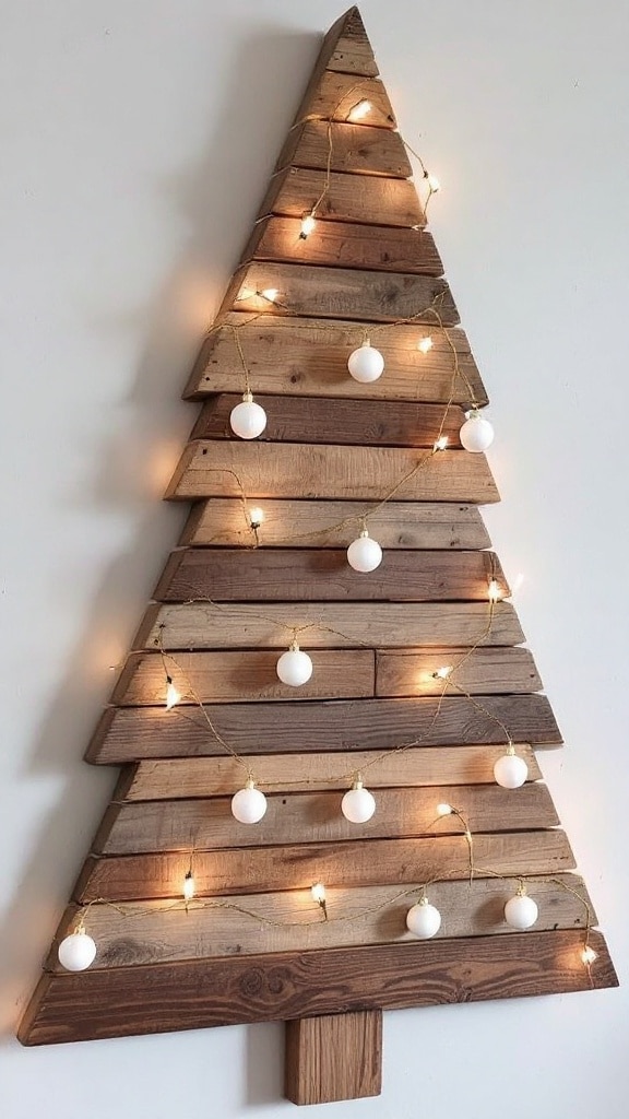 Reclaimed Wood Christmas Tree Wall Art