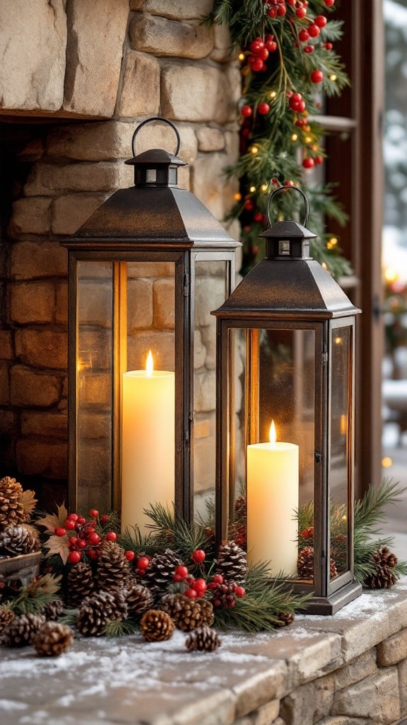 Cozy Lantern Displays