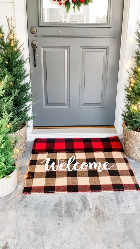 Layered Doormat Display