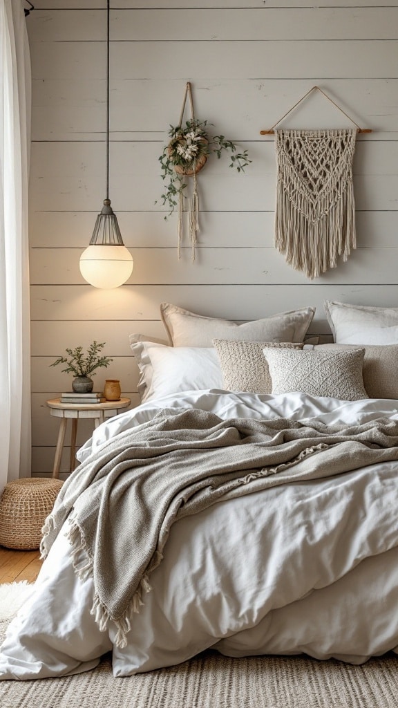 Shiplap Walls and Boho Textures