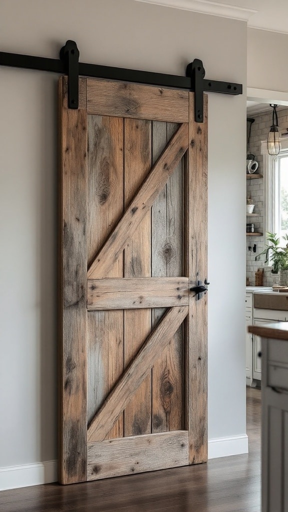 Sliding Barn Door Pantry