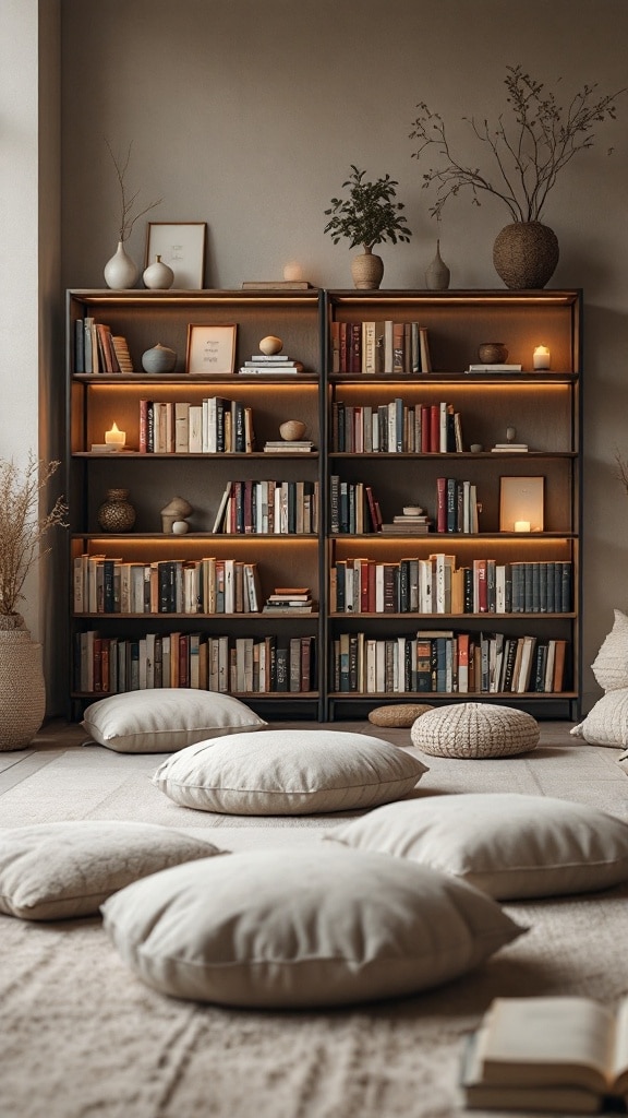 Meditative Library: Books and Balance