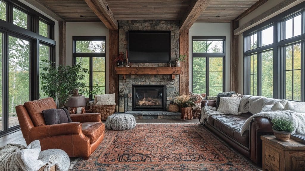 modern farmhouse interior