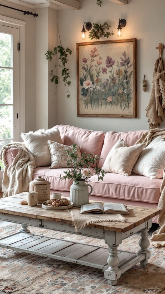 Pink with a Rustic Twist