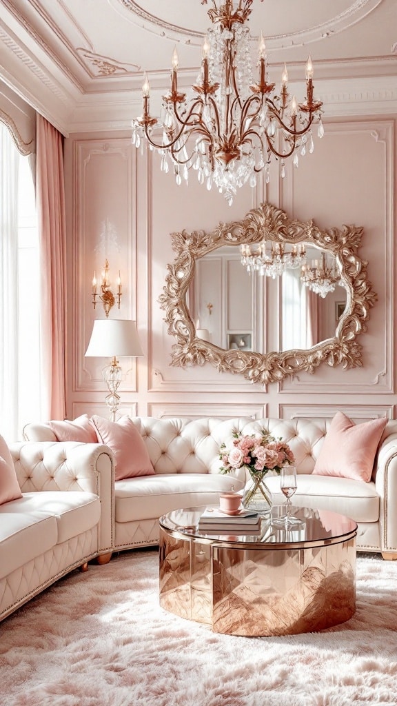 Feminine Chic with Pearlescent Touches