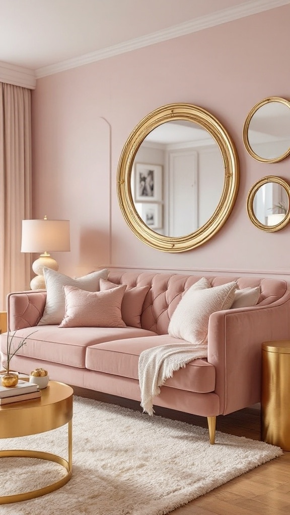 Blush and Gold Glamour