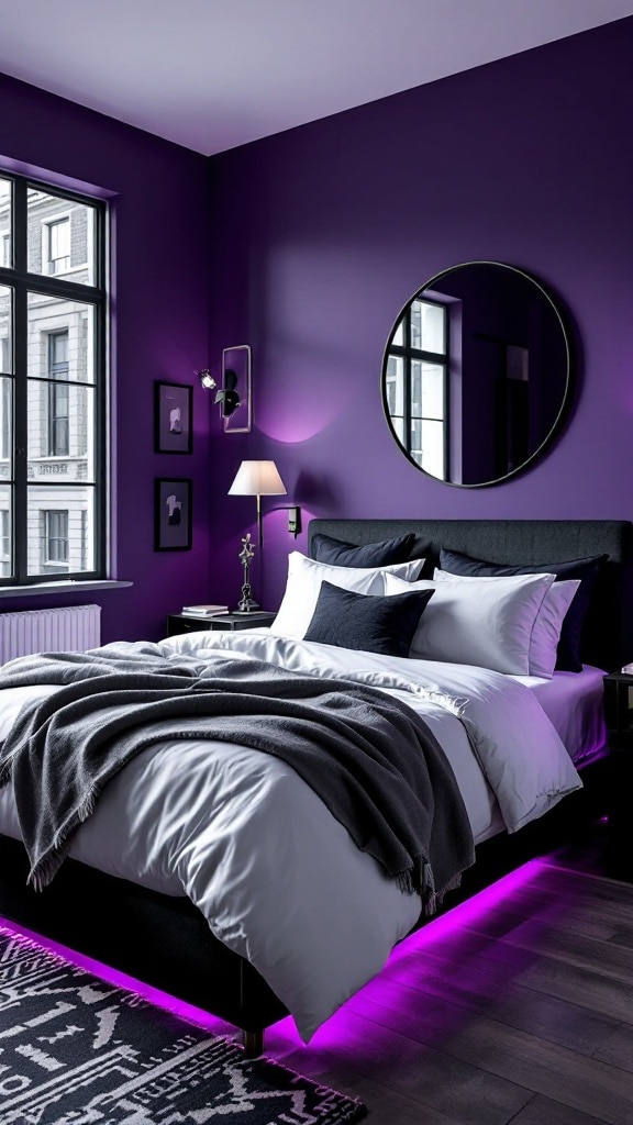 Purple and Black Urban Drama