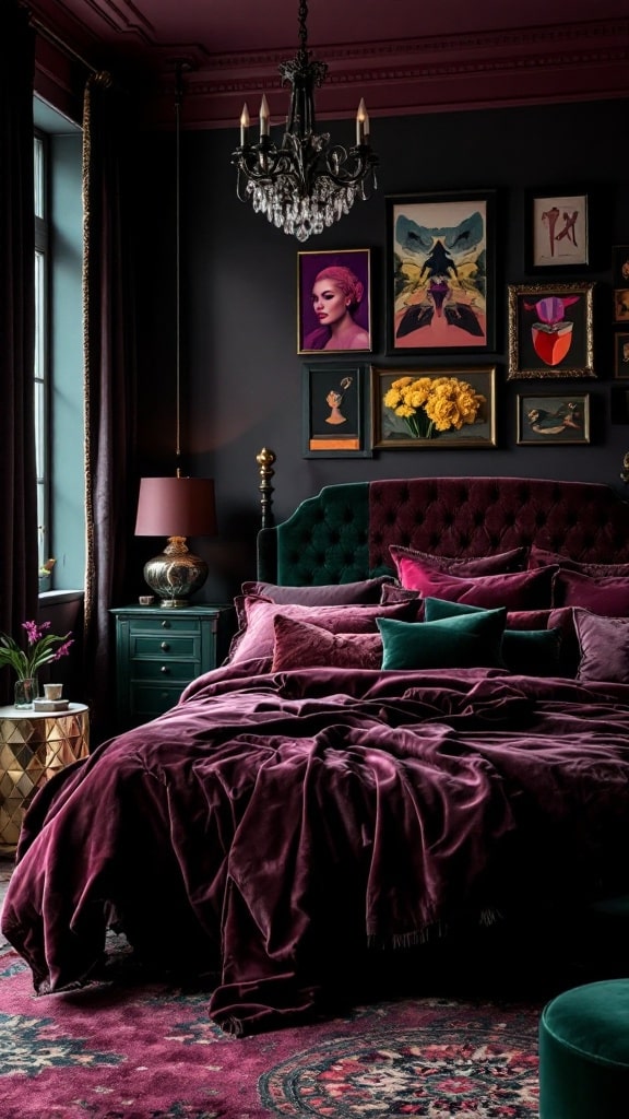 Eclectic Plum and Jewel Tones