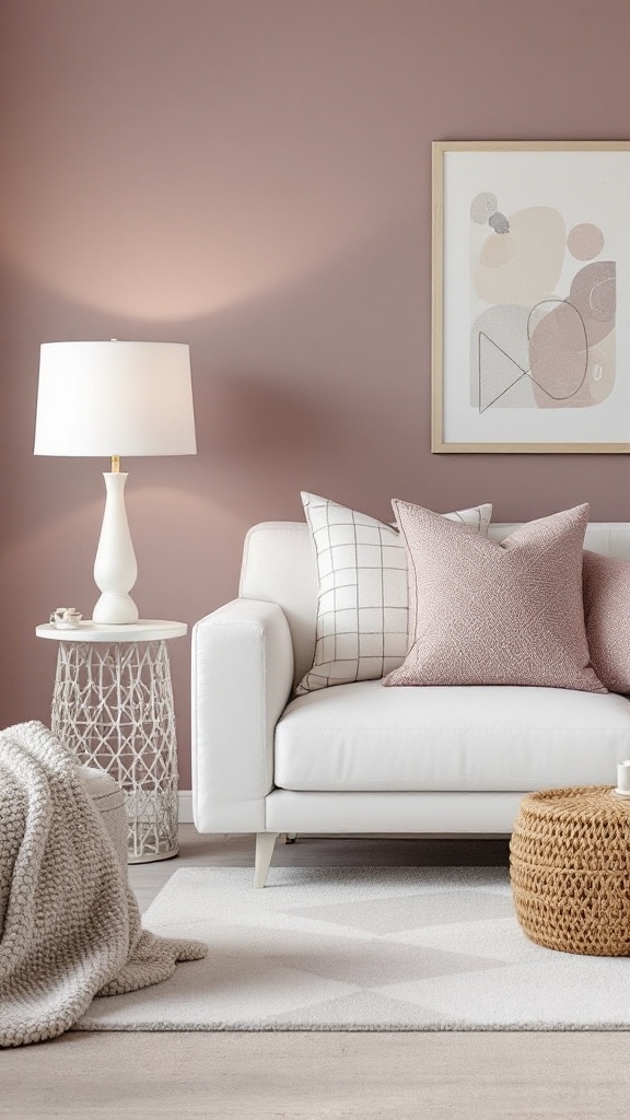 Modern Minimalism in Mauve