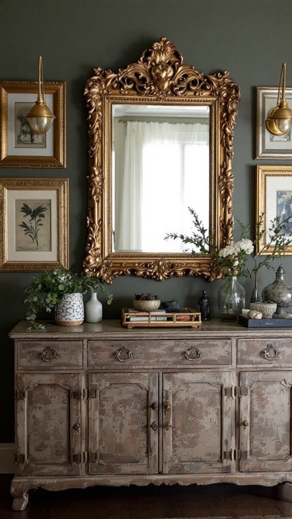 Gilded Antique Touches