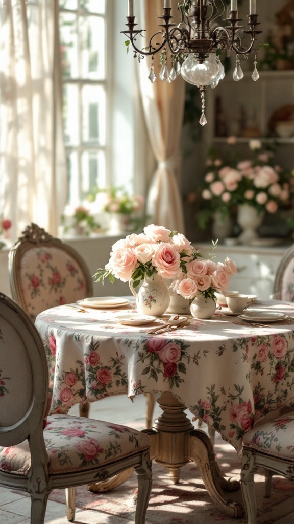 Feminine Rose Garden Theme