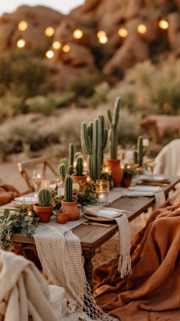 Southwestern Romance with Terracotta Accents