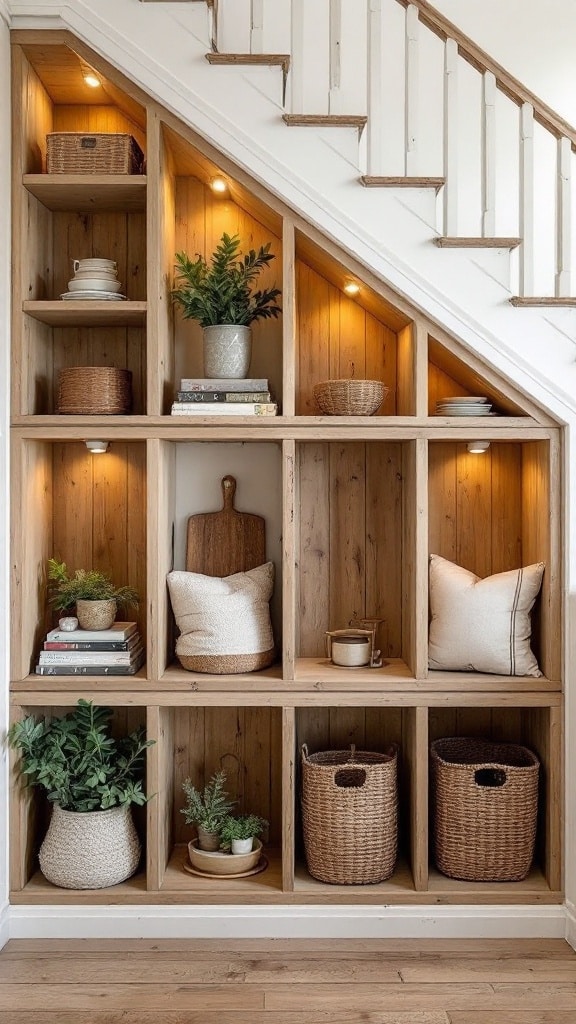 Rustic Cubby Storage