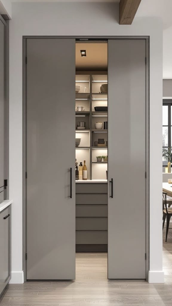 Modern Hidden Pantry