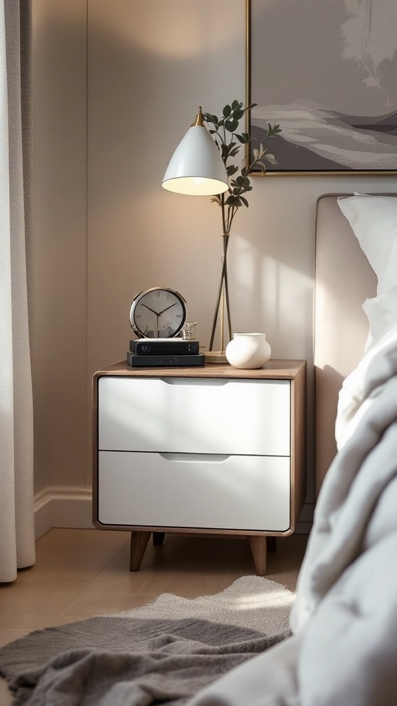 Nightstands with Built-In Outlets