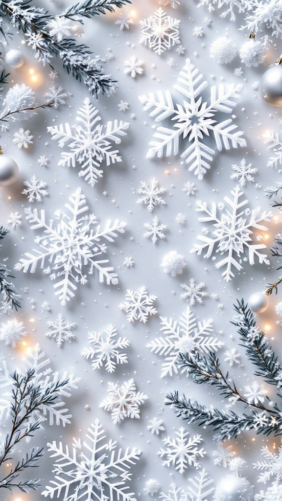 Snowflake-Inspired Decorations