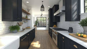 black modern kitchen ideas