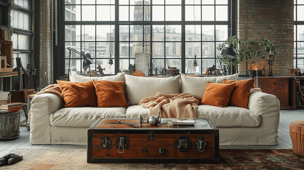 industrial living room