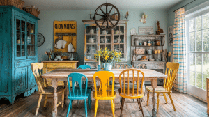 shabby chic dining room