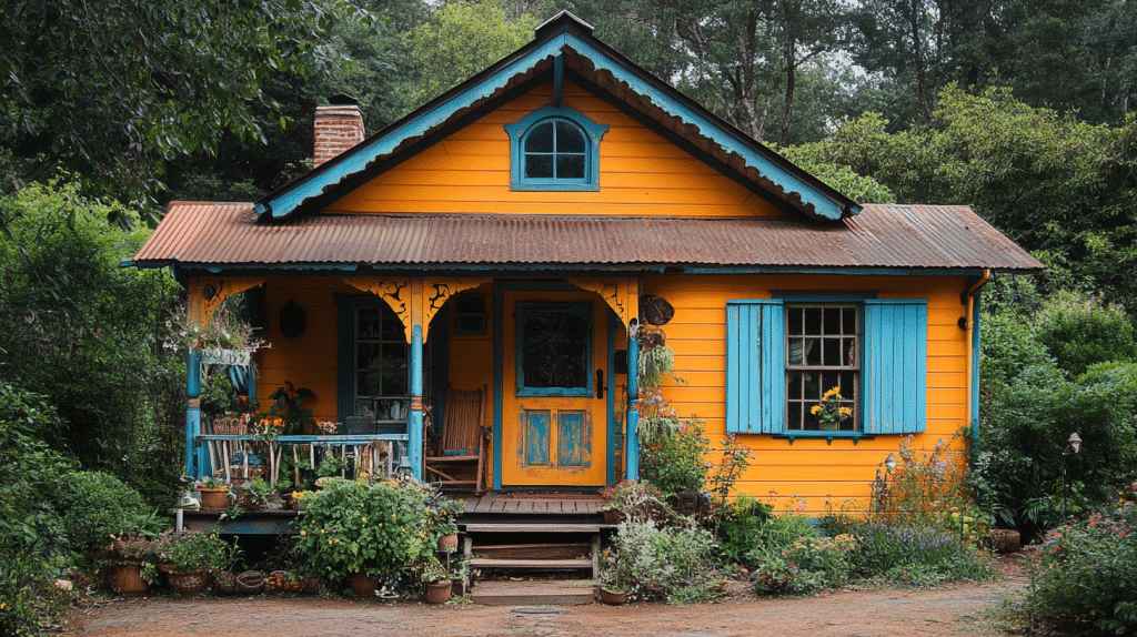 small cabin exterior