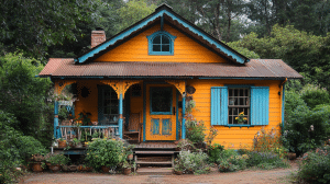 small cabin exterior