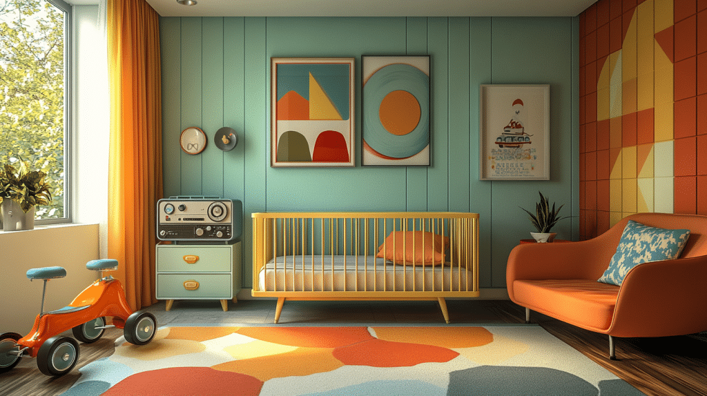 vintage inspired nursery