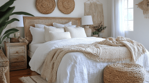 boho coastal bedroom