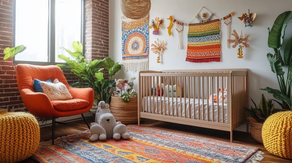 boho nursery decor