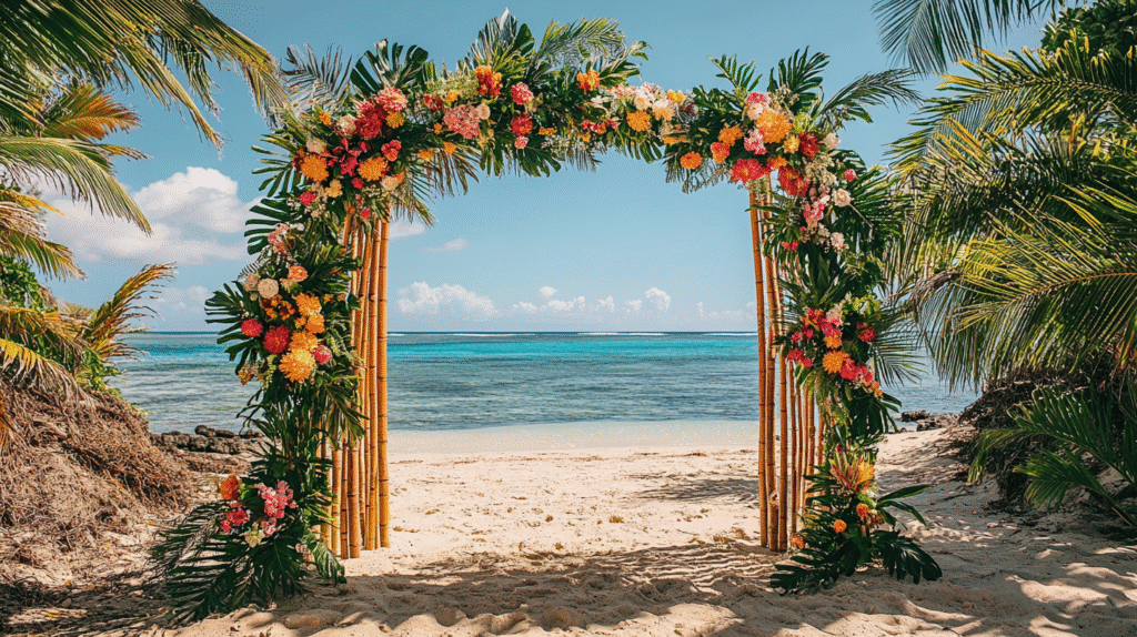 boho wedding arch