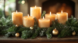 christmas candle decor ideas