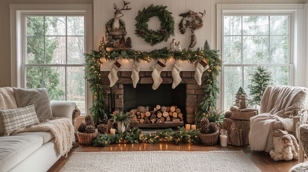 christmas mantel decor