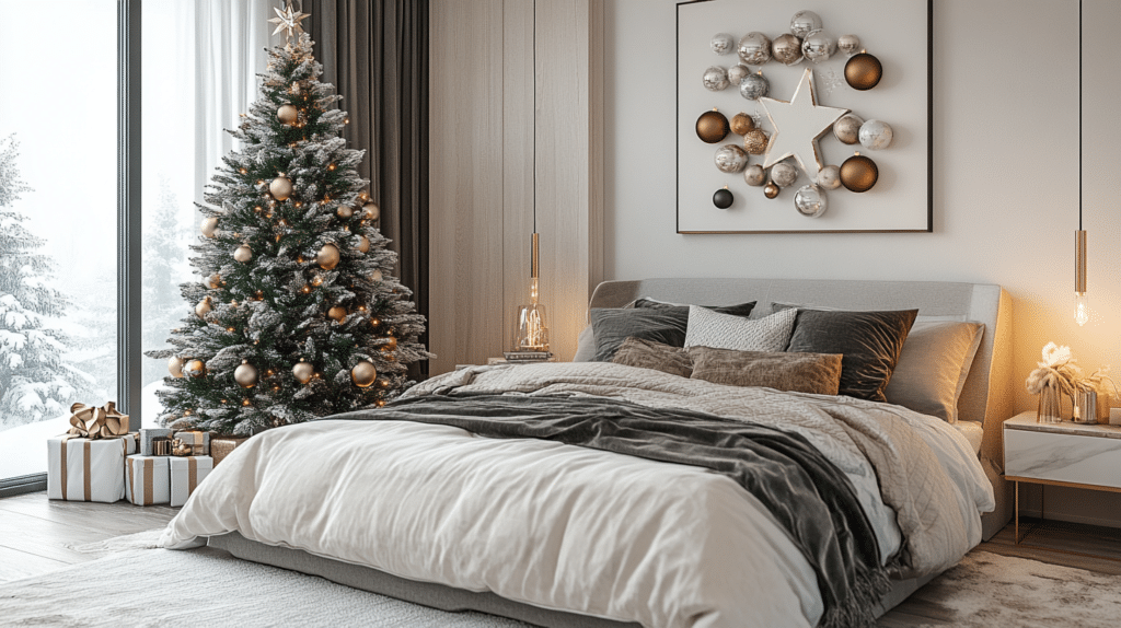 christmas bedroom decor