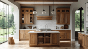 honey oak kitchen cabinets