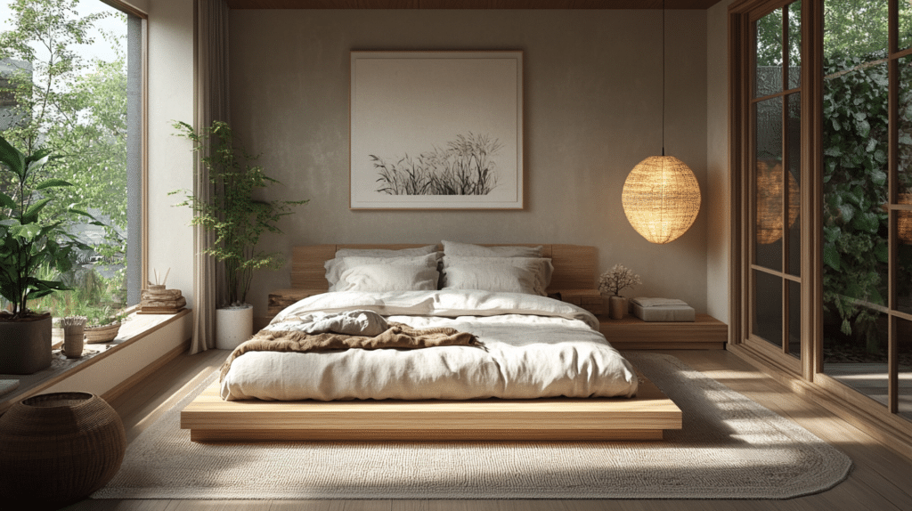 minimalistic bedroom