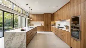 white oak kitchen cabinets