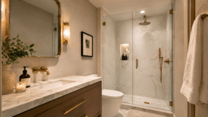 small luxury bathroom